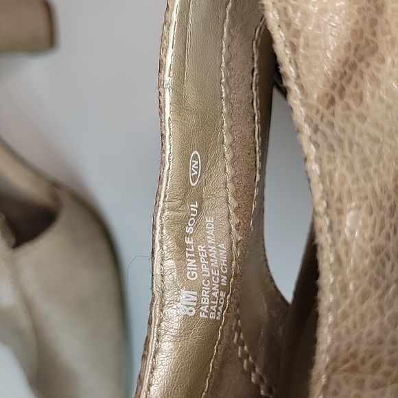 Aerosoles Women Pumps sz 8 Comfort Shoes Heel Peep Toe Dancing peep toe New* - Picture 8 of 10